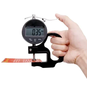 0-12.7mm Digital Thickness Gauge Suitable for Paper Film Cloth Tape
