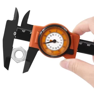 0-150MM Plastic Tape Gauge Caliper British 0-6″ Vernier Caliper