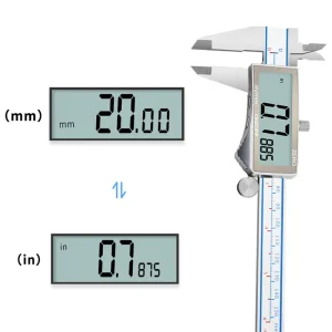 0 150mm 6” IP 54 Vernier Digit Caliper Electronic Calipers Ruler Measuring Tool with Mm in Digital Caliper Thickness Gauge