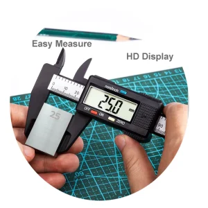 0 150mm High Strength ABS Plastic Digital Caliper Electronic Digital Vernier Caliper Measuring Tools Metric and Inch