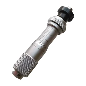 0-15mm Range 0.01mm Resolution Micrometer Head Flat/Ball Spindle Head W/o Locknut Sidelock 9.5mm Installment OD