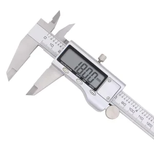 0-200 mm All-Metal Digital Electronic Vernier Caliper, Inch and Metric, Calibration Certificate