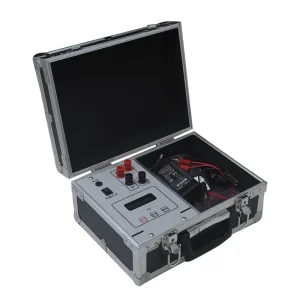 0 20kΩ Transformer DC Winding Resistance Tester 5mA ~ 10A 5 Gear Output Current Portable Micro Ohm Meter 12.6V 4.8AH Battery In