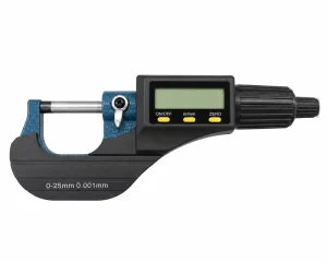 0-25mm Digital Micrometer 0.001mm Resolution Electronic Outside Micrometer Precision Measuring Tool