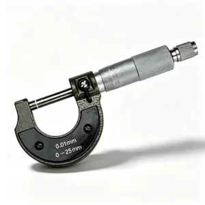 0-25mm Outside Micrometer 0.01mm Accuracy Alloy Steel with Calibration Kit