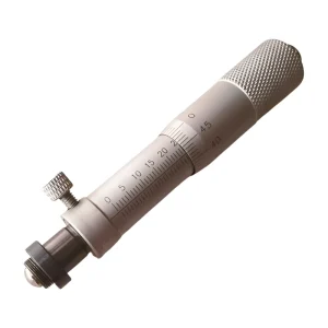0-25mm Range 0.01mm Resolution Micrometer Head Flat/Ball Spindle Head Without Locknut Sidelock 9.5mm/10mm Installation OD