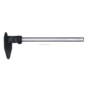 0-300 mm Plastic Digital Vernier Caliper, 0.1 mm / 0.01 mm Resolution