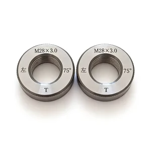 0.001 Thread Plug Gauge Set Go/No-Go GCr15 Steel H-Type Model M1-M1000 Measuring Tool