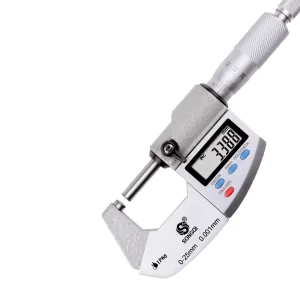 0.02mm Accuracy Digital Outside Micrometer 0 25 25 50 50 75 75 100mm