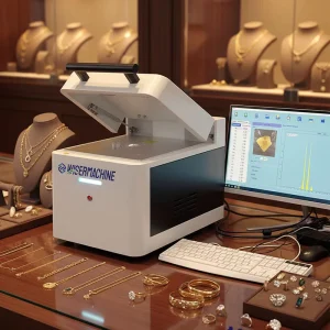 0.03% Accuracy Quick Analysis X Ray Spectrometer Precious Metal Analyzer for Gold Metal Testing Gold Bar Institutions Antique