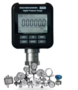 0.05%F.S digital pressure gauge 2500 bar accuracy Durable Pressure Gauge Calibrator