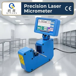 0.1 25mm Laser Diameter Gauge Rs485 DisplaySingle Phase 0.1 25mm Touch Screen Digital Measuring Laser Micrometer