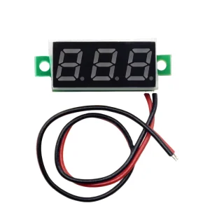 0.28 Inch Two Lines Mini Voltmeter DC2.5V-30V LED Display Voltage Meter Digital Display Voltmeter