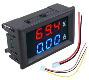 0.28″ LED Display Mini Digital Voltmeter Ammeter DC 100V 10A Panel Amp Volt Voltage Current Meter Tester Detector