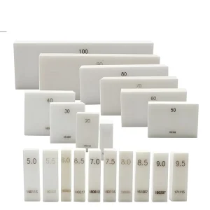 0.5mm to 150mm Measure Gauge Nonmagnetic Zirconia Ceramic Block Gauges Standard Set Nonstandard Size Class 1