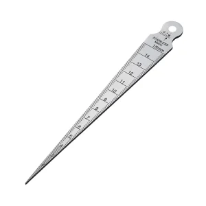 1-15mm Stainless Steel Inspected Weldment Welding Ruler Scale Taper Wedge Feeler Gauge