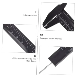 10 Pieces Eyebrow Measuring Brow Mapping Ruler Tool Mini Vernier Caliper Double Scale Plastic Sliding Gauge Ruler