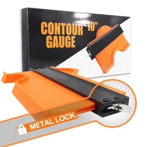 10 in Contour Gauge Duplicator Plastic Profile Tool with Lock