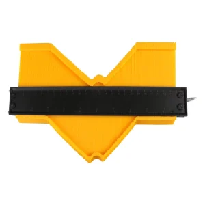 10-inch Plastic Contour Gauge Aluminum Alloy ABS Construction Metal Lock Measuring Tool