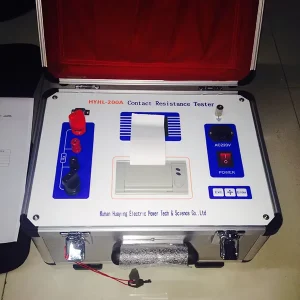 100A Miniature Ohmmeter for Continuous Low-Resistance Measurement Power Cable Transformer Tester Contact Resistance Tester