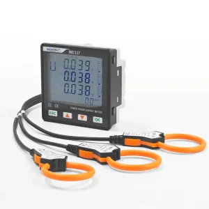 100A Rogowski Coil ME337 Modbus RTU RS485 Three Phase Power Quality Analysis Energy Power Meter