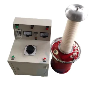 100kV AC DC Hipot Tester Oil-Immersed 10kVA No PD Withstand Voltage Test System LCD Touch Screen