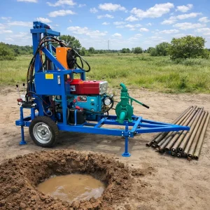 100m 150m Water Well Drilling Rig for Boreholes