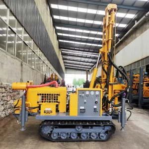 100m 200m Deep Portable Diesel Hydraulic Borehole Water Well Drilling Rig Wheels Hydraulic Water Well Drilling Machines