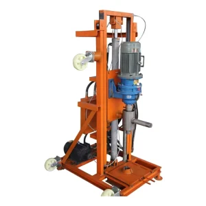 100m Deep Portable Hydraulic Water Well Rotary Drilling Rig borehole Water Well Drilling Machine With Electric Start