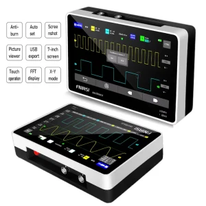 1013D 7 Inch Digital Tablet Oscilloscope Dual Channel 100M Bandwidth 1GS Sampling Rate Portable Mini Tablet Oscilloscope