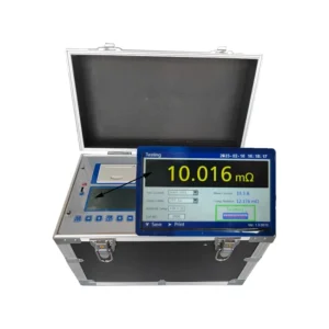 10A Transformer Winding Resistance Meter DC Resistance Tester with 99-Group Data Storage
