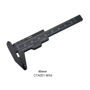10pcs Bag Permanent Accessories Gauge Slide Scale Beauty Plastic Vernier Eyebrow Tool Caliper Tattoo 80MM Measuring Ruler