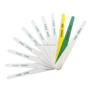12 mm x 6 mm ABS Plastic Car Feeler Gauge 6 mm Thickness