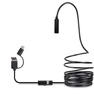 12MP USB Waterproof Endoscopic Camera Head Industrial Inspection and Testing Automobile Inspection Light Switch Photography