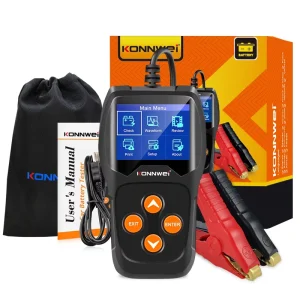 12V Car Battery Tester, 100-2000 CCA, with Cranking and Charging Diagnostics
