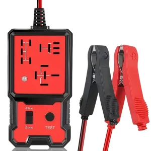 12V Car Relay Tester with LED 4-Pin and 5-Pin Relay Testing Kit Boat Battery Checker Automotive Diagnostic Tool