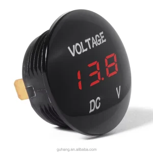 12V Digital Panel Voltmeter LED Display Electric Voltage Meter Volt Tester Waterproof