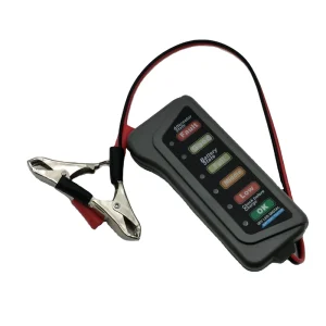 12V LED Battery Tester for Electric Vehicles, Motorcycles, Cars and Other Vehicles