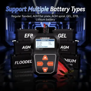 12V Lead-Acid Battery Tester and Battery Status Detector