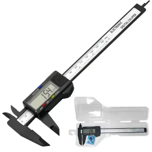 150 mm 6 Inch Carbon Fiber Digital Vernier Caliper Electronic Measuring Tool