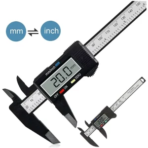 150mm Plastic Digital LCD Electronic Vernier Caliper Micrometer Metric Inch System Interchangeable Tool