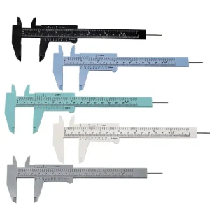 150mm Plastic Vernier Caliper with Centimeter and Inch Scales