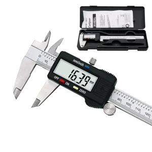 150mm Stainless Steel Electronic Carbon Fiber Vernier Caliper Gauge Micrometer