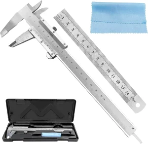 150mm Stainless Steel Vernier Caliper with Precision Locking Screw DIY Grade OEM Customizable 3 Year Warranty