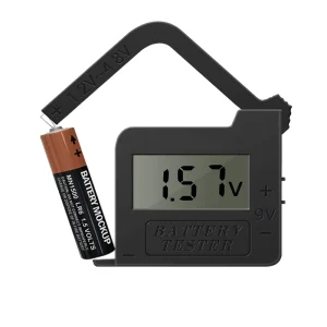 168 Battery Checker Button Cell Tester Digital Lithium Capacity Analyzer for 9V and AAA Batteries