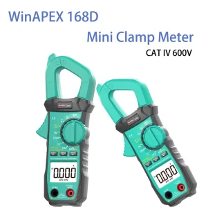 168D NCV Auto Measurement Digital Clamp Meter True RMS AC/DC APO High Precision Smart Pocket-Size Mini Clamp Meter