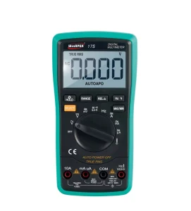 17S Multimeter Digital True RMS Auto Manual Range Switching LCD Display Voice Value Reporting AC DC Digital Multimeter