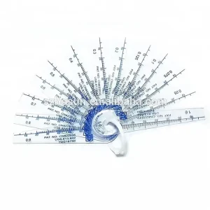 18-Piece Plastic Feeler Gauge Set 0.05-1.5mm