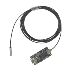 1MP High Resolution USB Endoscope Camera Module for Industrial Use 3.5mm with 4 LED Light Source 2M Cable Length