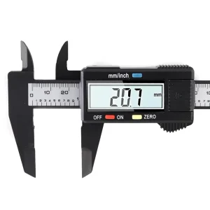 1pc Plastic Vernier Caliper Digital Display Caliper 0 150mm Ruler Electronic Micrometer Ruler Height Depth Measuring Tool